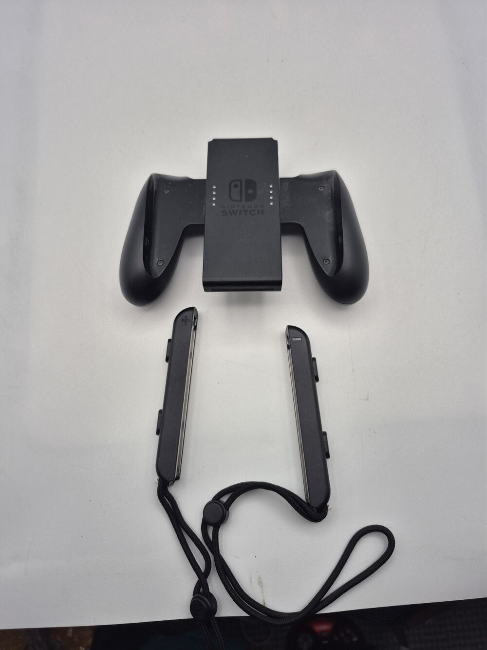 Nintendo Joy-Con Controller Black (HAC-011) and Joy-Con Wrist Straps HAC-014